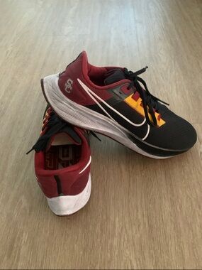 Nike Mens Pegasus USC Black, Red & Yellow Training Sneakers